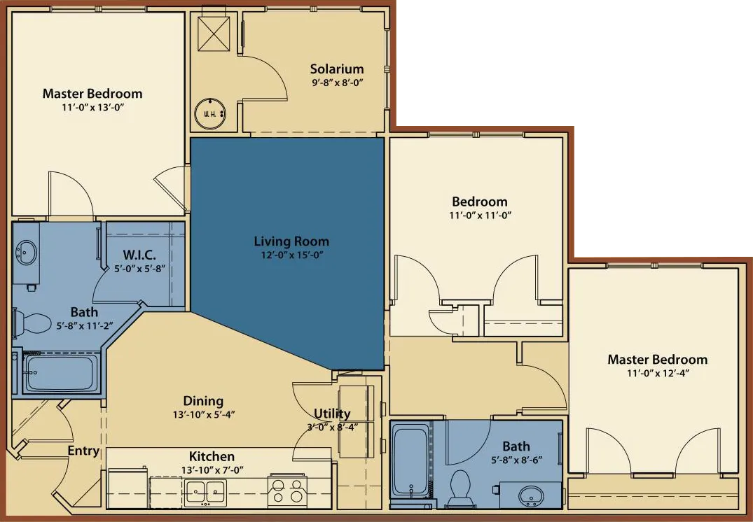 Blueridge Three Bedroom Apartment for rent near Harrisonburg, Va