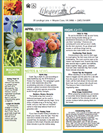 April 2019 Newsletter